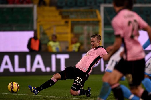  Rigoni in gol durante Palermo-Napoli 3-1 