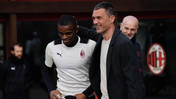 Kalulu Maldini AC Milan allenamento Milanello