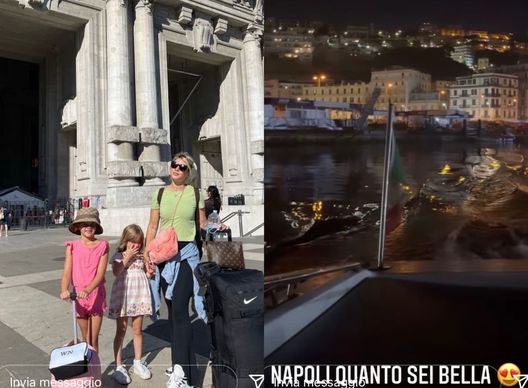 Wanda in vacanza a Napoli con la famiglia: dichiarazione d&#8217;amore di lady Icardi, i tifosi&#8230; 