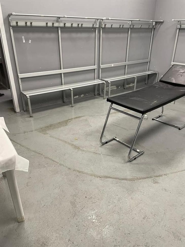 Catania, pubblicate le foto degli spogliatoi puliti. Il Potenza cancella il post- immagine 2