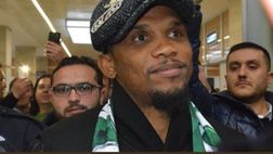 UFFICIALE – Una folla accoglie l’ex Inter Eto’o a Konya: oggi la firma con il Konyaspor