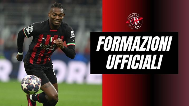 Formazioni ufficiali derby Inter-Milan Champions League 2022-2023 Rafael Leao AC Milan