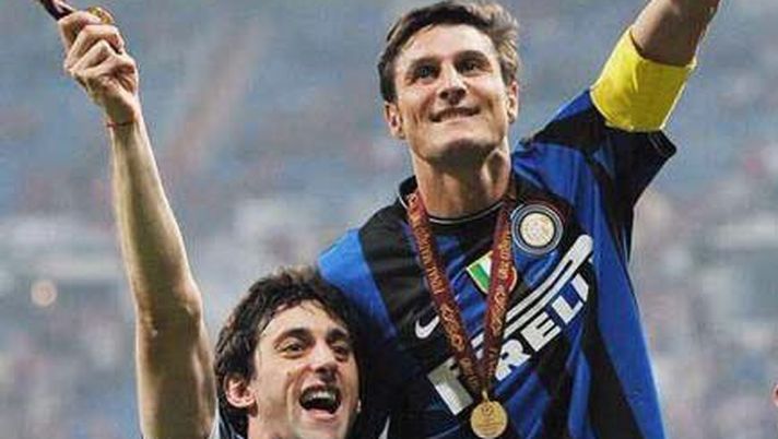 Zanetti Messaggio Damore A Milito Gli Posta La Foto Del Triplete “grazie Per” Fc Inter 1908 