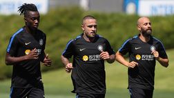 Ritiro Inter, finisce la prima giornata: di Karamoh il primo gol, segna Nainggolan. Doppietta Lautaro
