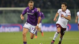 Ricci a fine primo tempo: “Giochiamo bene ma ci manca concretezza. Occhio ai viola”
