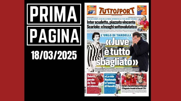 Prima pagina Tuttosport: le ultime tra Serie A e la Nazionale