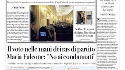 Prima Pagina, La Repubblica-Palermo: ”Finanziaria, chi ha vinto e chi ha perso”