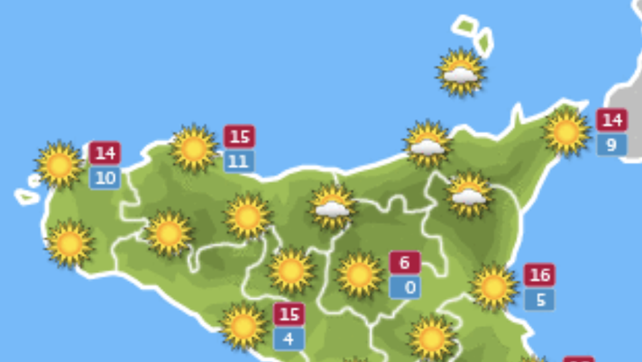 Meteo Palermo, piogge e schiarite: le previsioni di mercoledì 2 febbraio  meteo