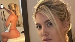 VIDEO / Wanda Nara scatenata: si mostra mezza nuda per i suoi fan