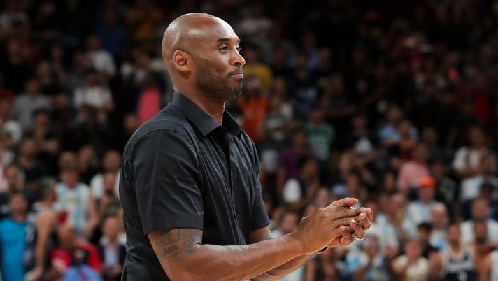 BEIJING, CHINA - SEPTEMBER 15: NBA Legends Kobe Bryant takes part in a ceremony during FIBA World Cup 2019 final match between Argentina and Spain at Beijing Wukesong Sport Arena on September 15, 2019 in Beijing, China. (Photo by Lintao Zhang/Getty Images) BEIJING, CHINA - SEPTEMBER 15: NBA Legends Kobe Bryant takes part in a ceremony during FIBA World Cup 2019 final match between Argentina and Spain at Beijing Wukesong Sport Arena on September 15, 2019 in Beijing, China. (Photo by Lintao Zhang/Getty Images)