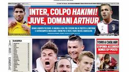 EDICOLA / TS: Inter, colpo Hakimi. Grande acquisto per Conte: 45 mln al Real
