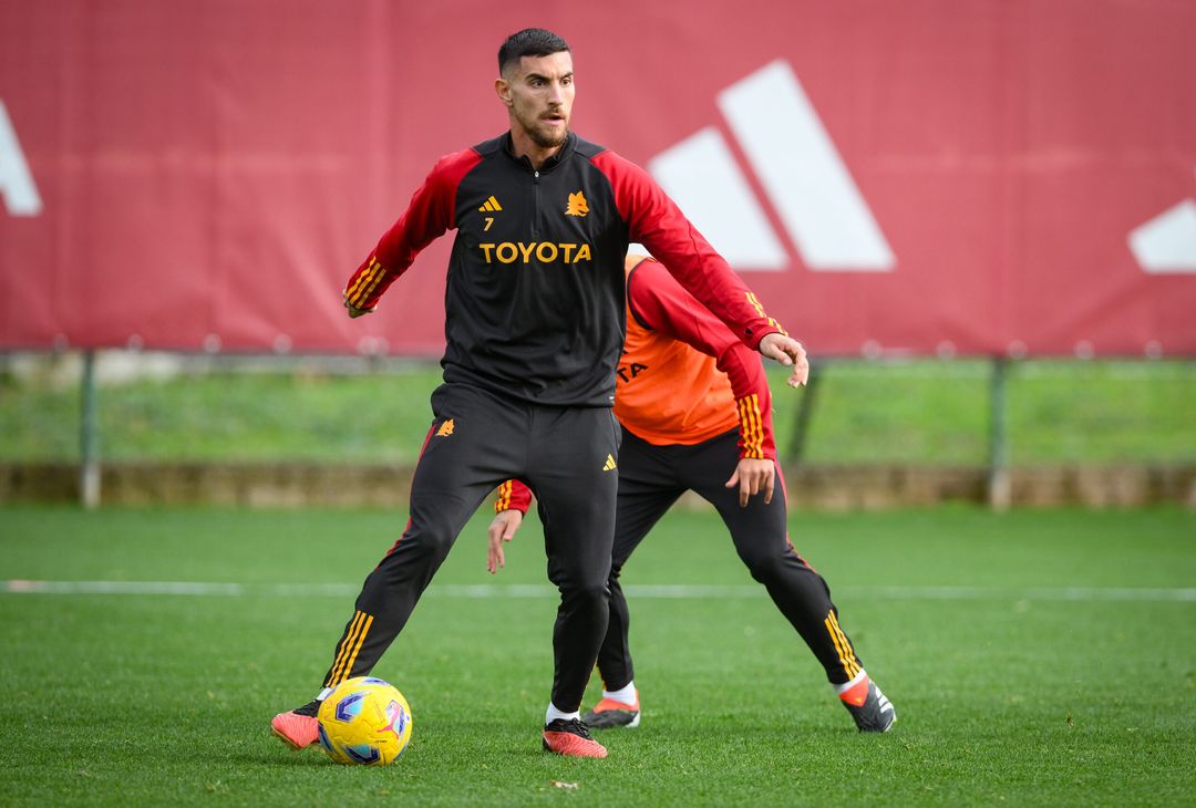 Roma, la rifinitura alla vigilia dell’Atalanta – FOTOGALLERY - immagine 18