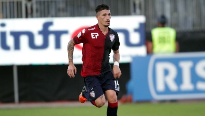 Il difensore del Cagliari Fabio Pisacane 