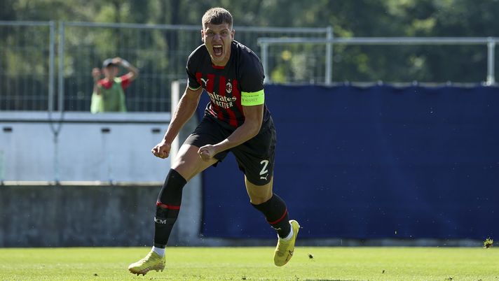 Andrei Coubis AC Milan Primavera Salisburgo-Milan 1-1 Youth League 2022-2023