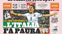 Prima Pagina, La Gazzetta dello Sport: “La carica di Zaniolo: L’Italia fa paura a tutti”