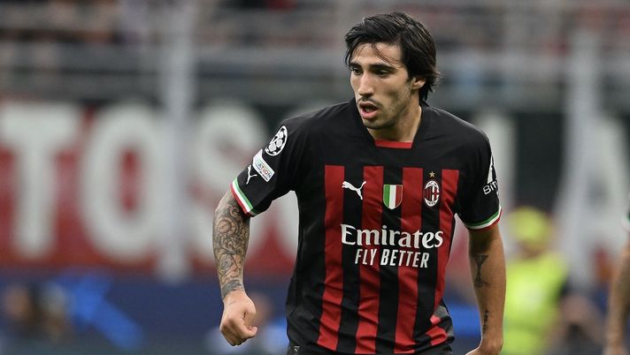 Sandro Tonali AC Milan Milan-Dinamo Zagabria 3-1 Champions League 2022-2023