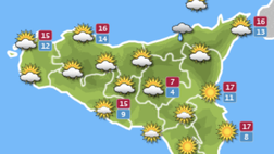 Meteo, Palermo: pioggia costante, le previsioni di sabato 4 dicembre