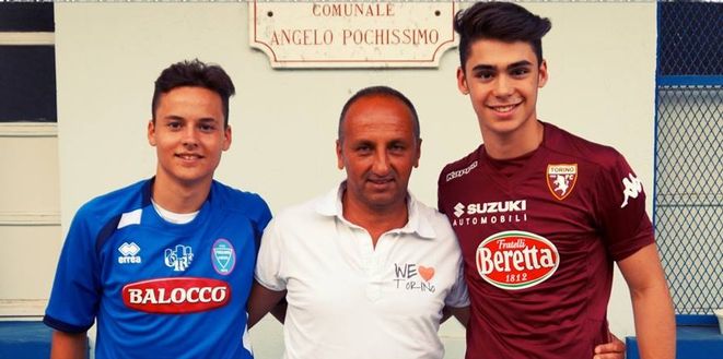  Gemello e Giraudo con Massimo Bava, responsabile del settore giovanile granata 