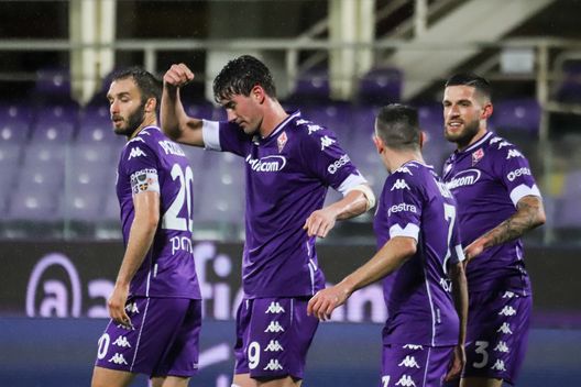 GERMOGLI PH: 23 GENNAIO 2021 FIRENZE STADIO ARTEMIO FRANCHI SERIE A FIORENTINA VS CROTONE NELLA FOTO GOL ED ESULTANZA VLAHOVIC GERMOGLI PH: 23 GENNAIO 2021 FIRENZE STADIO ARTEMIO FRANCHI SERIE A FIORENTINA VS CROTONE NELLA FOTO GOL ED ESULTANZA VLAHOVIC