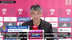 VIDEO Real Sociedad, Imanol Alguacil: “Orgoglioso di aver fatto la storia di questo club”