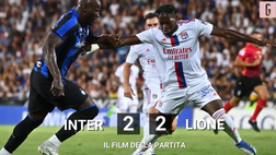 VIDEO Inter-Lione: la testa di Lukaku, il cucchiaio di Barella e… Le immagini