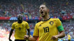 Mondiali, tutto facile per il Belgio: 5-2 alla Tunisia, doppiette per Hazard e Lukaku