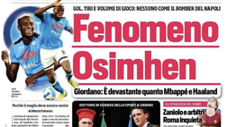 Prima Pagina, Corriere dello Sport: “Fenomeno Osimhen, l’Inter per la svolta”