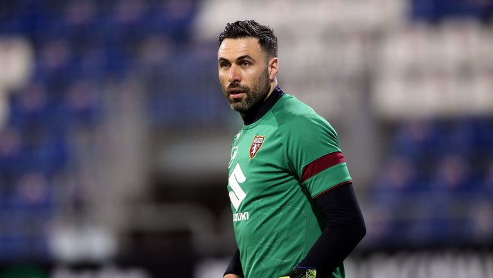 CAGLIARI, ITALY - FEBRUARY 19: Salvatore Sirigu of Torino looks on during the Serie A match between Cagliari Calcio and Torino FC at Sardegna Arena on February 19, 2021 in Cagliari, Italy. (Photo by Enrico Locci/Getty Images) 