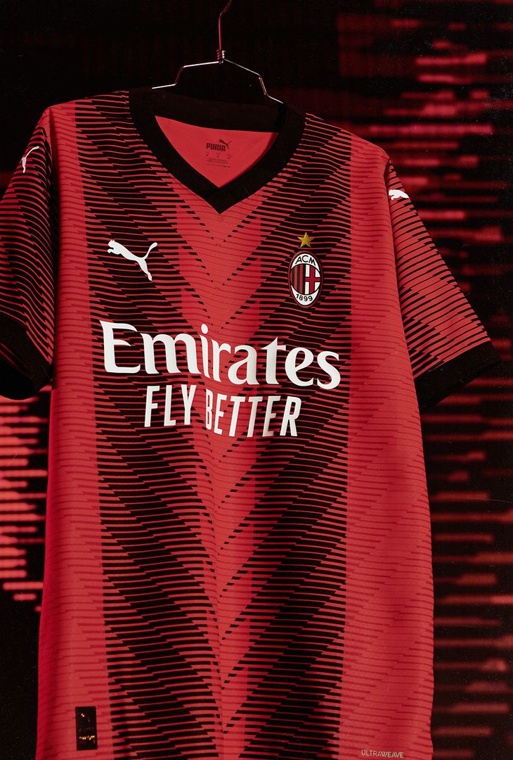 nuova prima maglia AC Milan 2023-2024 PUMA