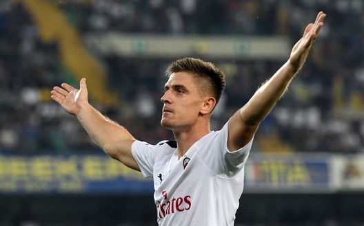 Krzysztof Piatek in Verona-Milan, Getty Images Krzysztof Piatek in Verona-Milan, Getty Images