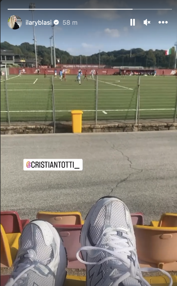 Ilary a Trigoria per Cristian. La Roma U18 batte il Napoli, Totti resta in panchina- immagine 2