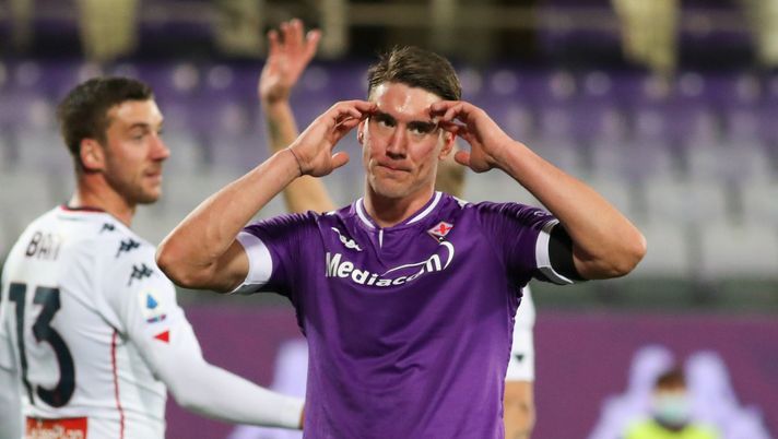 GERMOGLI PH: 7 DICEMBRE 2020 FIRENZE STADIO ARTEMIO FRANCHI SERIE A FIORENTINA VS GENOA NELLA FOTO VLAHOVIC GERMOGLI PH: 7 DICEMBRE 2020 FIRENZE STADIO ARTEMIO FRANCHI SERIE A FIORENTINA VS GENOA NELLA FOTO VLAHOVIC