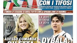 Prima Pagina, Tuttosport: “Adesso comanda Diletta, Serie A a Dazn. Europei con i tifosi, Gravina in pressing sul governo”
