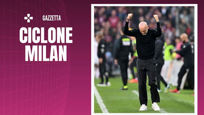Stefano Pioli AC Milan Salernitana-Milan 1-2 Serie A 2022-2023