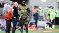 Milan, elongazione muscolare per Leao euroderby a rischio