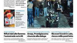 Prima Pagina, Giornale di Sicilia: “Guerra alla movida selvaggia”