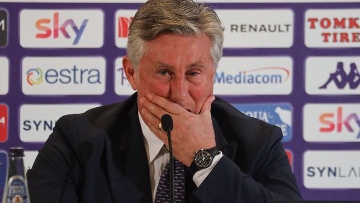 GERMOGLI PH: 6 OTTOBRE 2020 FIRENZE STADIO ARTEMIO FRANCHI CONFERENZA STAMPA DEL DIRETTORE SPORTIVO DELLA FIORENTINA CALCIO DANIELE PRADE' 