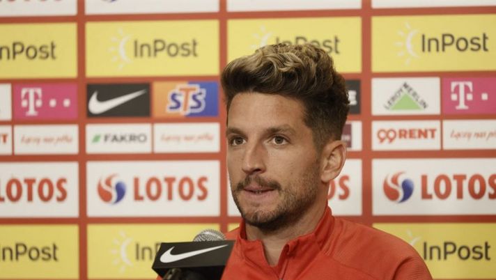 Belgium's Dries Mertens pictured during a press conference of the Belgian national team, the Red Devils, Monday 13 June 2022 in Warsaw, Poland, in preparation of the upcoming UEFA Nations League game of tomorrow in Poland. BELGA PHOTO BRUNO FAHY (Photo by BRUNO FAHY / BELGA MAG / Belga via AFP) (Photo by BRUNO FAHY/BELGA MAG/AFP via Getty Images) Mertens: “Cerco un bel club, voglio fare la scelta giusta! Pensavo di restare, strano che…” - immagine 1