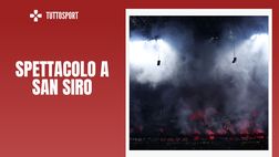 Milan-Inter, festa rossonera sugli spalti: che spettacolo
