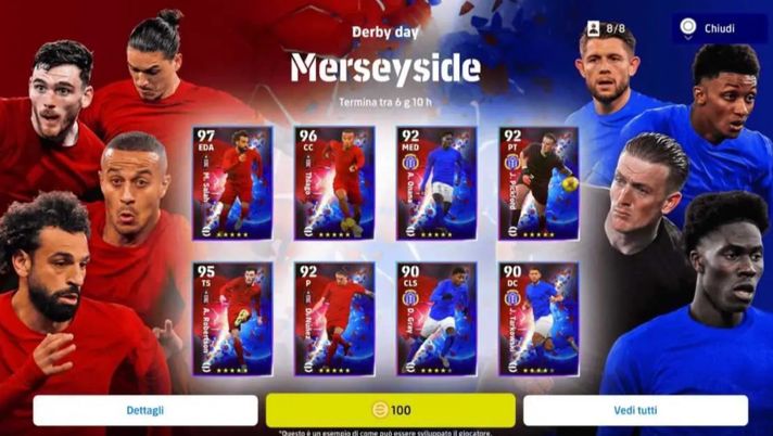 Salah-Onana: efootball 2023 dedica il suo nuovo poster al derby di Liverpool - immagine 1