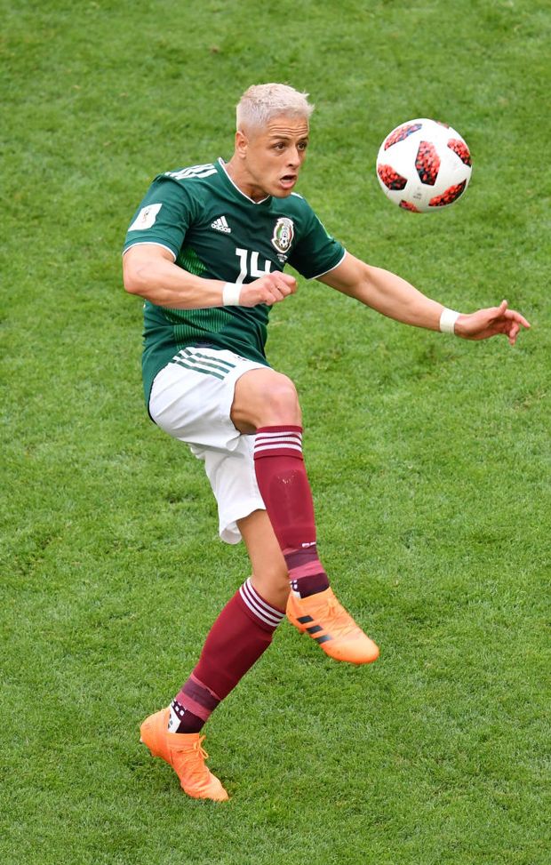 Javier Hernandez ai Mondiali di Russia 2018 (Photo by Hector Vivas/Getty Images) Javier Hernandez ai Mondiali di Russia 2018 (Photo by Hector Vivas/Getty Images)