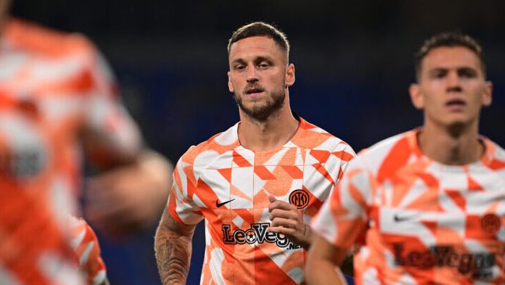 SAN SEBASTIAN, SPAIN - SEPTEMBER 20: Marko Arnautovic of FC Internazionale warms up ahead before the UEFA Champions League match between Real Sociedad and FC Internazionale at Reale Arena on September 20, 2023 in San Sebastian, Spain. (Photo by Mattia Ozbot - Inter/Inter via Getty Images) INFORTUNI – Immobile, Vlahovic, Chiesa, Arnautovic, Koopmeiners, Anguissa, Buongiorno: le novità - immagine 1