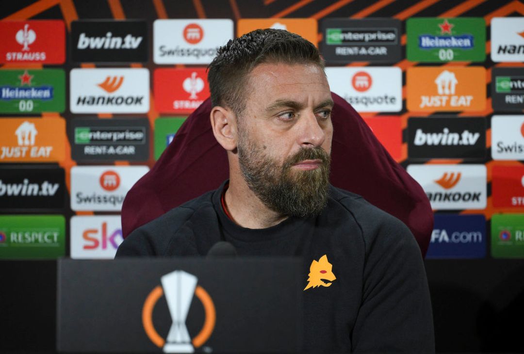 Roma-Brighton, la conferenza stampa di De Rossi e Mancini – FOTO GALLERY - immagine 3