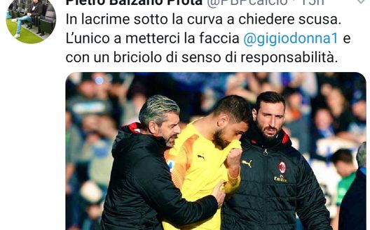 Le lacrime di Donnarumma vissute da opinionisti e tifosi Le lacrime di Donnarumma vissute da opinionisti e tifosi