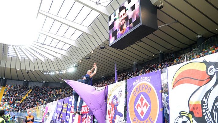 Udinese-Fiorentina: ricordo Astori Udinese-Fiorentina: ricordo Astori