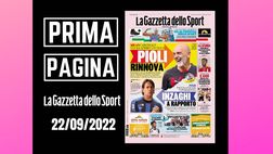 Prima pagina Gazzetta dello Sport: “Pioli rinnova. Inzaghi a rapporto”