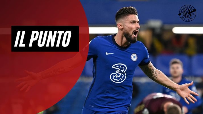 Olivier Giroud, attaccante del Chelsea, è un'idea di mercato concreta per il Milan (Getty Images) 