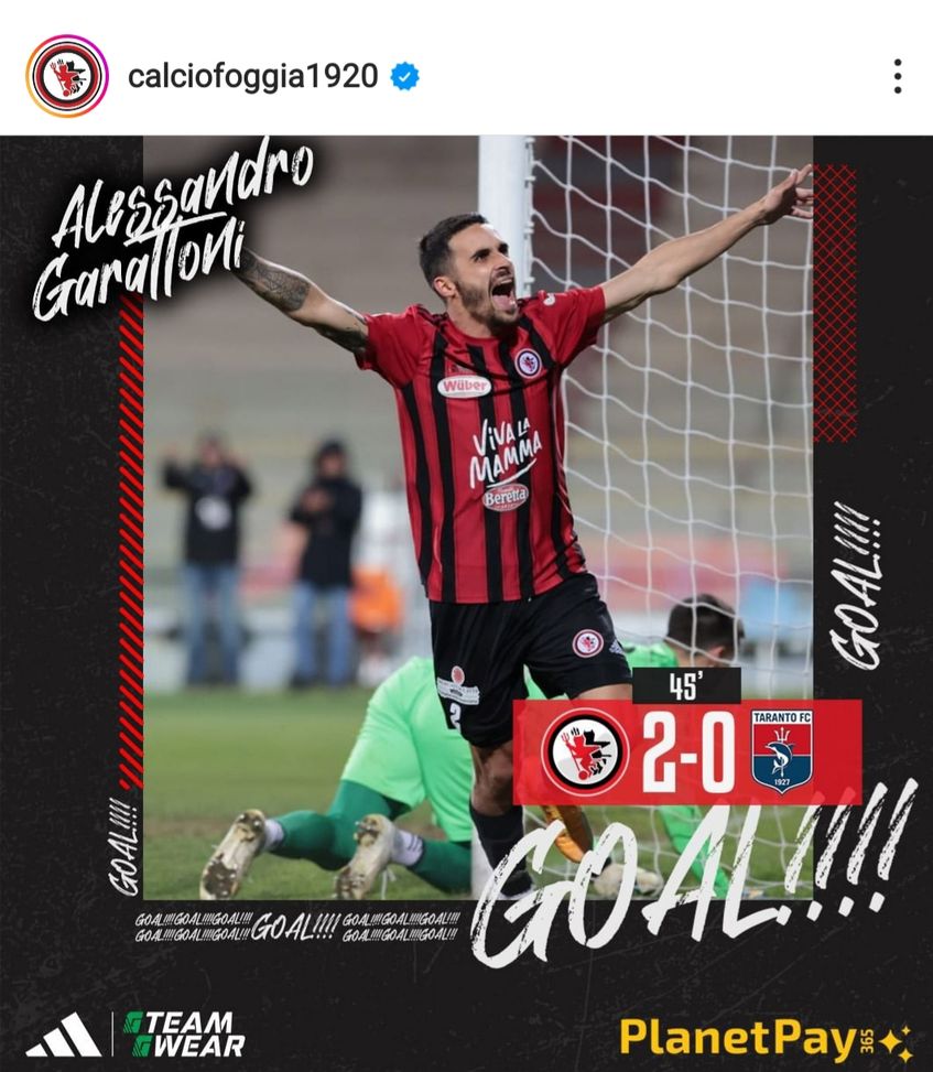 Foggia, 2-0 nel derby e quarto posto: suona l’allarme per il Taranto- immagine 2