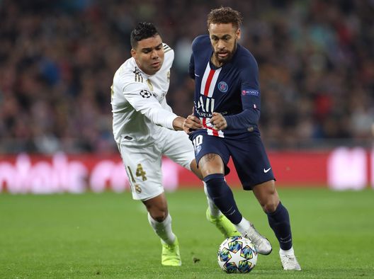 Casemiro Neymar (getty images) Casemiro Neymar