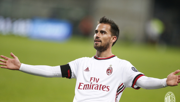 Jesus Suso in Sassuolo-Milan, foto @acmilan